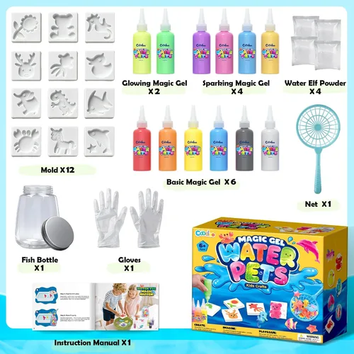 Vista 6 de Kits de manualidades mágicos de elfo de agua - Juguetes para hacer blanda