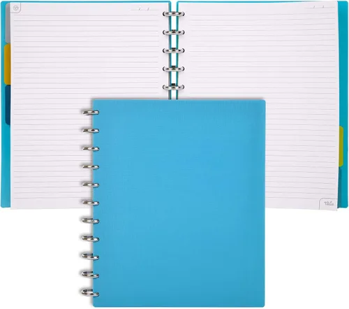 Vista 106 de Talia - Cuadernos de notas con tapas, planificador, personalizables, (Rosa de los 90, Junior (5.5 pulgadas x 8.5 pulgadas))