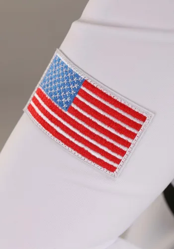 Vista 5 de Disfraz de Astronauta Blanco para Mujer Talla Plus Multicolor