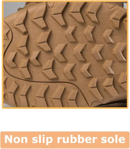 Vista 5 de Kervaky Botas tácticas militares para hombre, ligeras, transpirables, impermeables, para senderismo, botas de combate, botas de trabajo