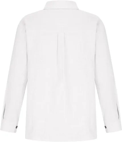 Vista 180 de SMIDOW Camisa de algodón y lino con botones para mujer