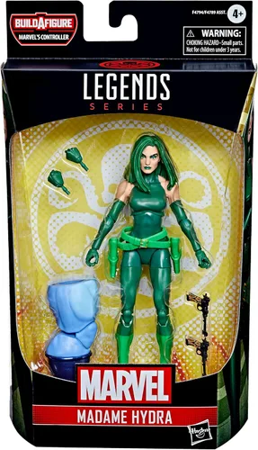 Vista 2 de Marvel Legends Series Madame Hydra Comics - Figura de acción coleccionable de 6 pulgadas, 4 accesorios, 1 pieza de Build-A-Fig.