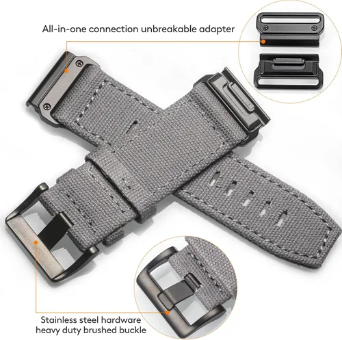 Vista 20 de Correa de reloj compatible con Amazfit T-Rex/T-Rex 2/T-Rex Pro/T-Rex Ultra/T-Rex Ultra 2, nuevo diseño de conector mejorado