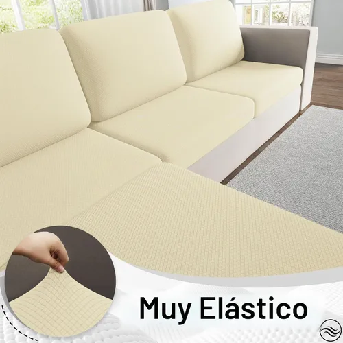 Vista 2 de ALIECOM - Funda de cojín para sofá seccional de esquina 100% impermeable