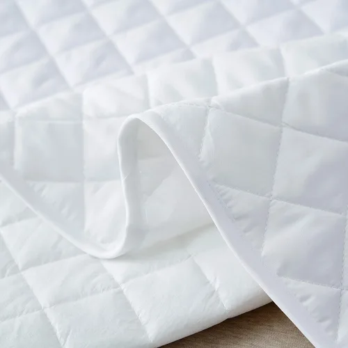 Vista 4 de Elif Protector de colchón de tamaño individual, impermeable, acolchado con correas elásticas para niños, suave y cómodo, transpirable, sin vinilo