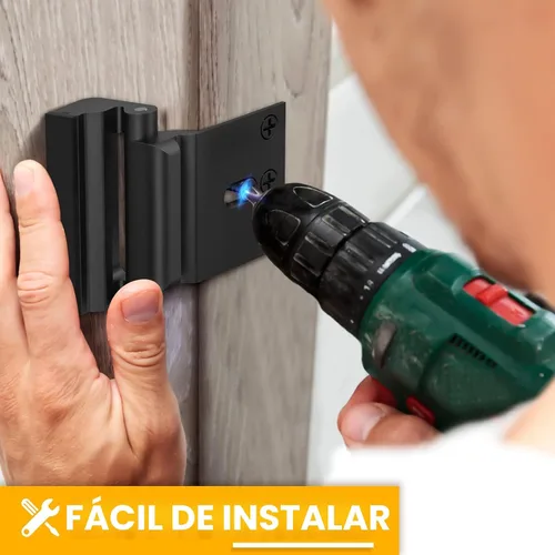 Vista 4 de Cerradura de puerta de seguridad para el hogar Cerradura de refuerzo de puerta Cerraduras de puerta para niños Cerradura de seguridad para niños