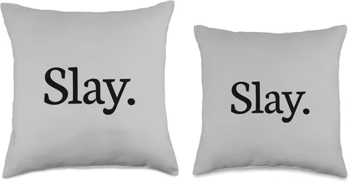 Vista 3 de Almohada para mujer Slay Motivation You Slay