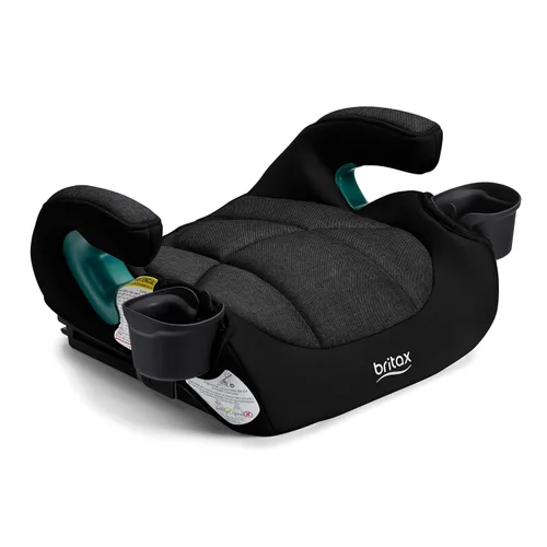 Vista 13 de Britax Highpoint - Asiento elevador de posicionamiento con cinturón y sin espaldar, SafeWash, gris ombré