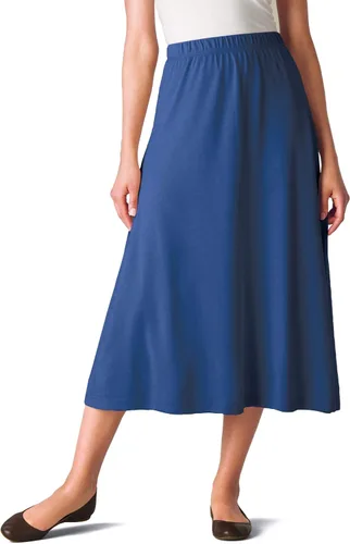 Vista 4 de 7-Day Knit A-Line falda tamaño grande para mujer