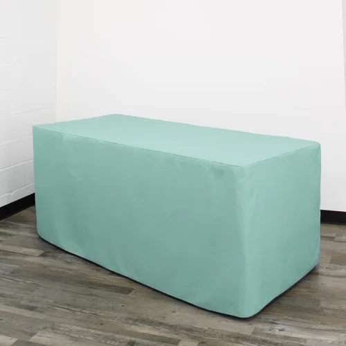 Vista 10 de Mantel rectangular de poliéster ajustable de 4 x 24 pulgadas, color negro, funda de mesa de boda prémium
