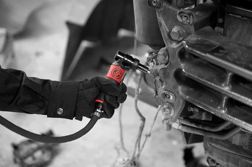 Vista 6 de Chicago Pneumatic CP7406 - Herramienta de amoladora de ángulo de aire, soldador, carpintería, detalles automotrices, pulidora de acero inoxidable