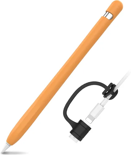 Vista 13 de AhaStyle Funda protectora de silicona antideslizante [kit de correas de adaptador de cable añadido] compatible con iPad Pencil de 1ª