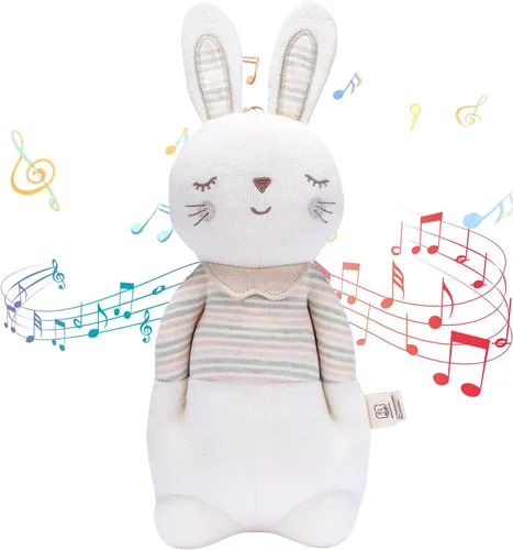 Vista 9 de COTTONEBEBE Juguetes para Bebés, Juguete de Peluche con Música de Nana para Bebés Infantes de 0 3 6 12 a 36 Meses Niño y Niña, Regalo Ideal