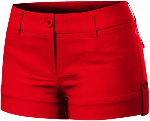 Vista 2 de MixMatchy Pantalones cortos con puños ligeros y cómodos para mujer con bolsillos
