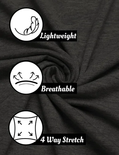 Vista 5 de COOFANDY Camiseta sin mangas para hombre, paquete de 3 camisetas sin mangas para gimnasio, cuello en V, culturismo, musculación