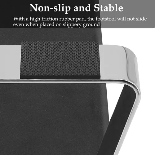 Vista 7 de Reposapiés impermeable, reposapiés mejorado de alta elasticidad debajo del escritorio, reposapiés ergonómico para debajo del escritorio