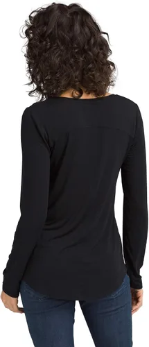 Vista 2 de prAna Top de manga larga con cuello redondo para mujer
