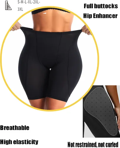 Vista 7 de Sliot Almohadillas de cadera para mujer, almohadillas de inmersión de cadera, ropa interior acolchada para realzar la cadera, ropa para crossdressers