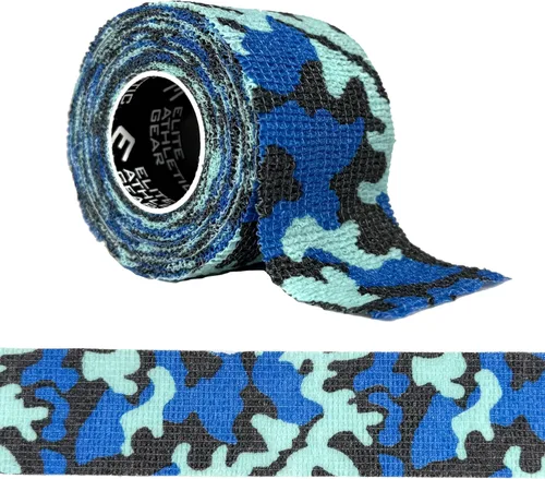 Vista 5 de Cinta atlética autoadhesiva – 2 pulgadas x 6.5 yardas – Sin látex, envoltura deportiva fácil de rasgar para fútbol, béisbol, fútbol, muñeca