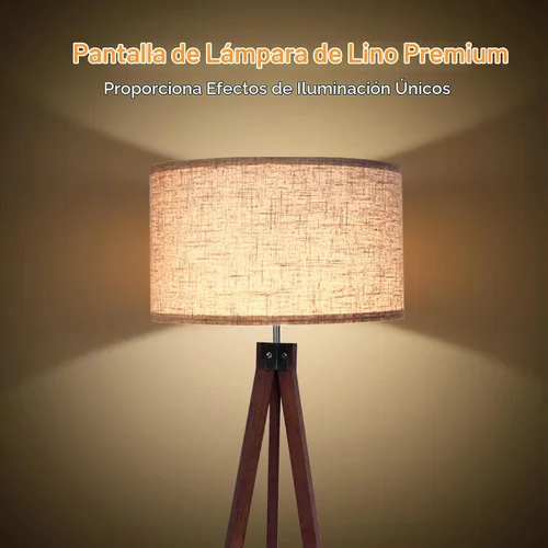 Vista 7 de LEPOWER Lámpara de pie trípode Lámparas de pie modernas de mediados