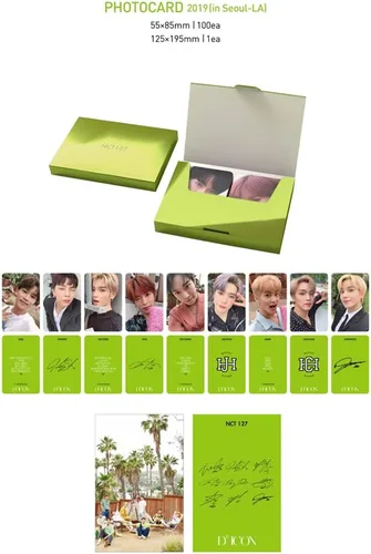 Vista 3 de NCT127 DICON Photocard 101: libro personalizado CITY of Angel desde 2019 [Incluye tarjeta fotográfica NCT aleatoria y funda para tarjeta fotográfica]