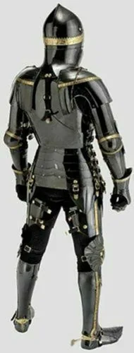 Vista 5 de RS Enterprises - Armadura medieval hecha a mano con armadura de combate medieval