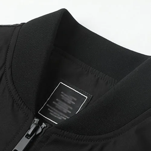 Vista 4 de XYGJZ Chaqueta bomber para hombre, chaqueta militar resistente al viento con múltiples bolsillos