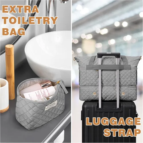 Vista 4 de Bolsos Weekender para mujer, Gris