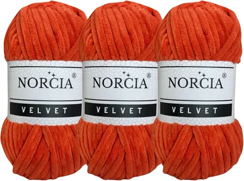 Vista 79 de Hilo de Terciopelo Suave Chenille para Ganchillo Super Voluminoso (100g-3.50oz) (68m-74.3 yds) Hilo para Manta de Bebé para Tejer Amigurumi Hilo