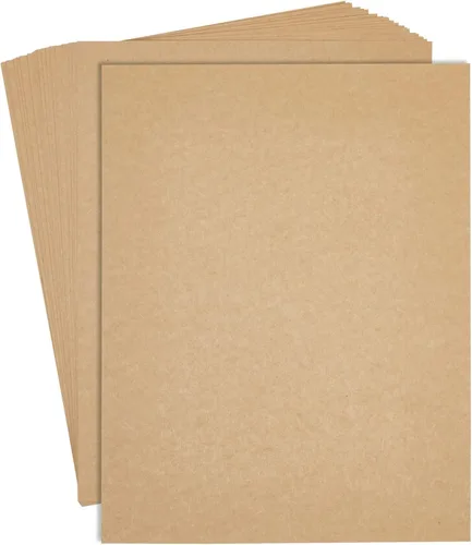Vista 8 de Papel Kraft 48 unidades - natural - tamaño carta - 120 g/m² – 8,5 x 11 pulgadas