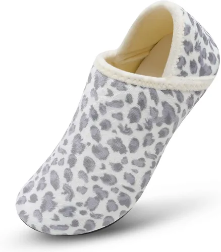 Vista 6 de Scurtain - Zapatillas de casa para mujer y hombre, zapatos de casa, calcetines cómodos, zapatos ligeros unisex para adultos descalzos