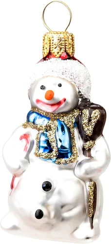 Vista 32 de Adorno de Navidad de ángel mini de vidrio soplado hecho a mano de Polish Gallery