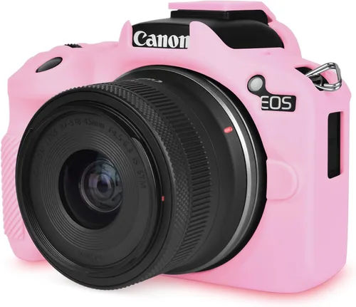 Vista 11 de Rieibi EOSR50 EOS R50 Estuche, Estuche Protector de Silicona Suave para Cámara Vlogging Canon EOS R50 EOSR50, Estuche de Cámara Ligero EOS R50