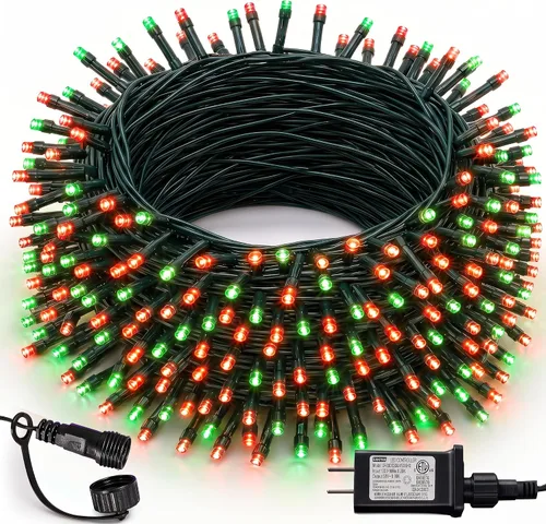 Vista 17 de Dazzle Bright - Guirnalda de luces para Halloween, 300 LED, 100 pies, 8 modos de iluminación, decoraciones para carnaval, jardín, exteriores y patio