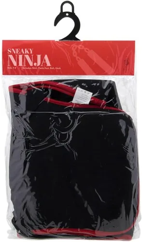 Vista 6 de Sneaky Dragon Ninja - Disfraz de guerrero de artes marciales para niños