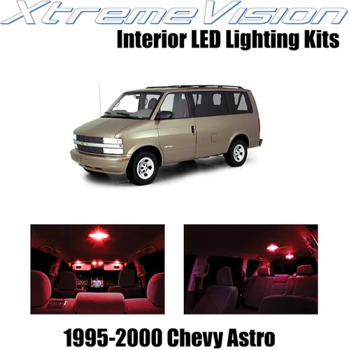 Vista 9 de XtremeVision LED interior para Chevy Astro 1995-2000 (11 piezas) kit de LED interior azul + herramienta de instalación