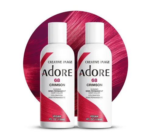 Vista 123 de Adore Tinte semipermanente verde para el cabello, vegano y sin crueldad, 4 onzas líquidas, 163 Green Apple (paquete de 1)