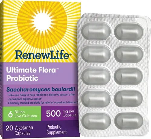Vista 7 de Renew Life Extra Care Gomitas digestivas prebióticas y probióticas, suplemento diario para la salud digestiva e inmunológica, B. Coagulans y B.