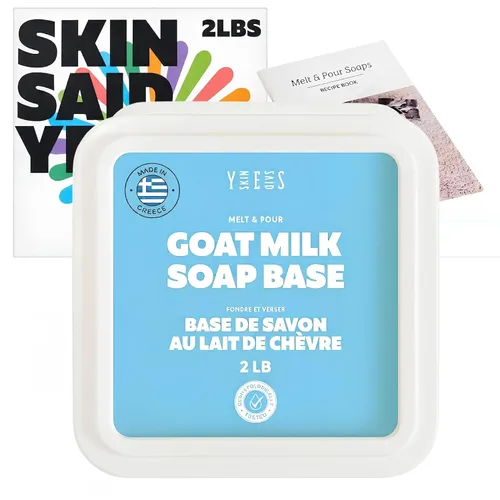 Vista 23 de Skin Said Yes Base de jabón de aloe vera de 5 libras Hecho en Grecia