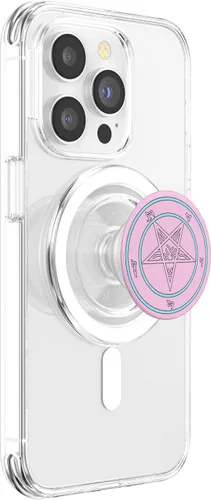 Vista 3 de Sigil of Baphomet Pastel Goth Occult Harajuku Yami Kawaii PopSockets MagSafe PopGrip para iPhone