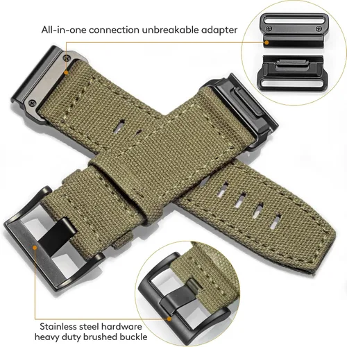 Vista 47 de Correa de reloj compatible con Amazfit T-Rex/T-Rex 2/T-Rex Pro/T-Rex Ultra/T-Rex Ultra 2, nuevo diseño de conector mejorado