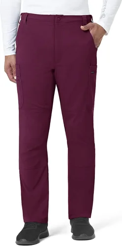 Vista 25 de Carhartt Ropa quirúrgica para hombre, Force Essentials, pantalones cargo de pierna recta, con 9 bolsillos Negro