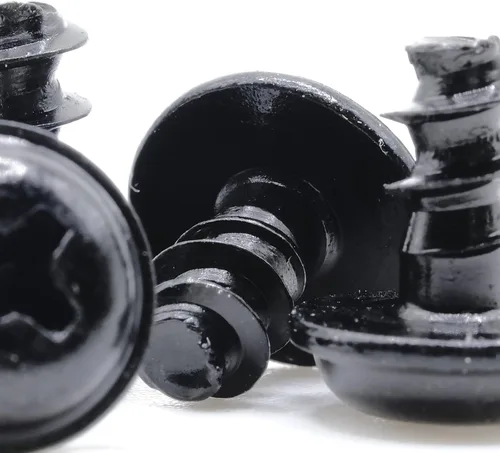 Vista 8 de ReplacementScrews Tornillos de matrícula compatibles con MINI Cooper M5 x 0.315 in Negro