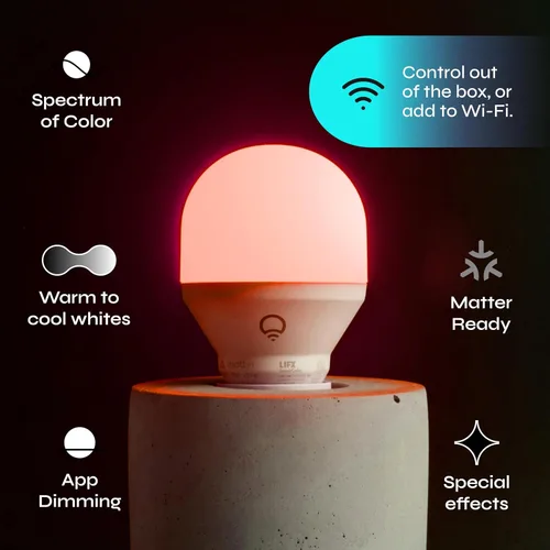 Vista 2 de LIFX Color, E26 Rosca Edison
