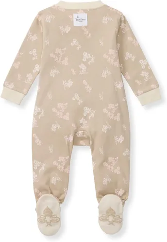 Vista 2 de Burt's Bees Baby Pijama con pies de algodón orgánico para niña