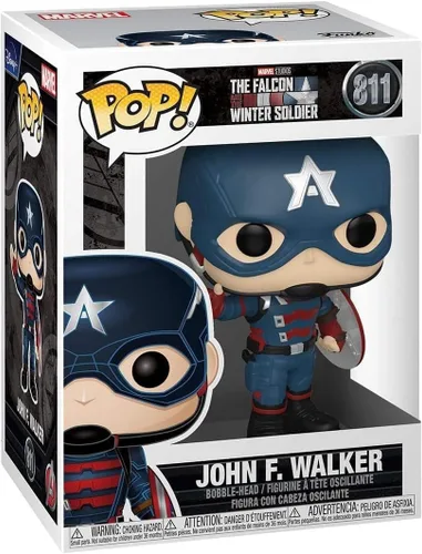 Vista 2 de ¡Funko Pop! Marvel: El Halcón y el Soldado del Invierno - John F. Walker