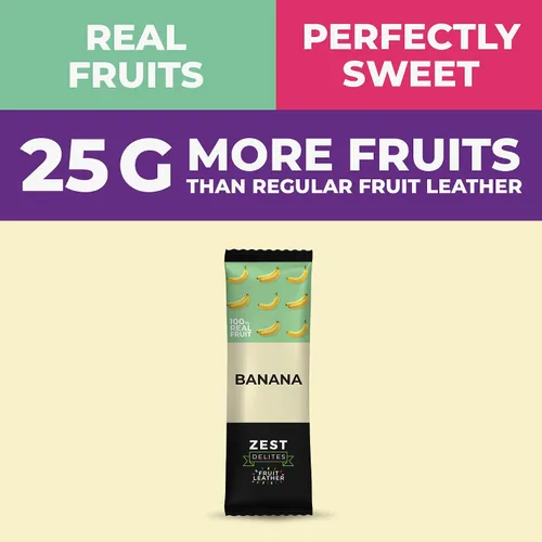 Vista 7 de Barras de fruta seca de Zest Delites, aperitivos de cuero de fruta, paquete de aperitivos saludables para adultos y niños, Lavashak, vegano, tiras