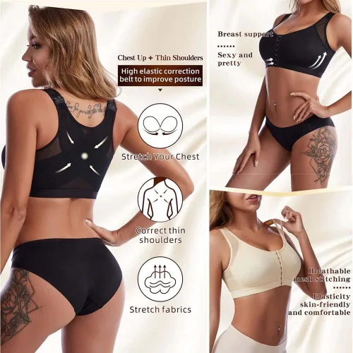 Vista 5 de Milasecret - Brasier multifuncional Mila Secret, abrazado, soporte ajustable para el pecho, brasier multifuncional