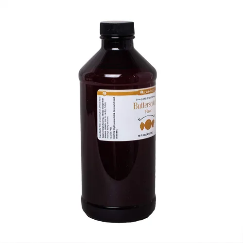 Vista 2 de LorAnn Butterscotch SS Flavor, botella de 16 onzas