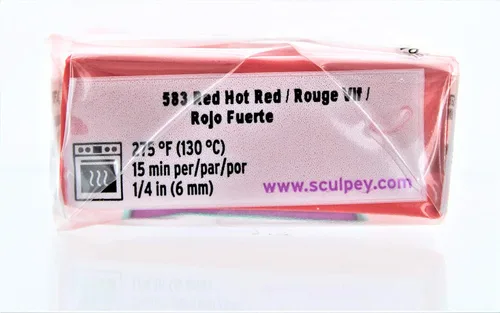 Vista 3 de Sculpey Iii arcilla polimérica 2oz-rojo rojo intenso